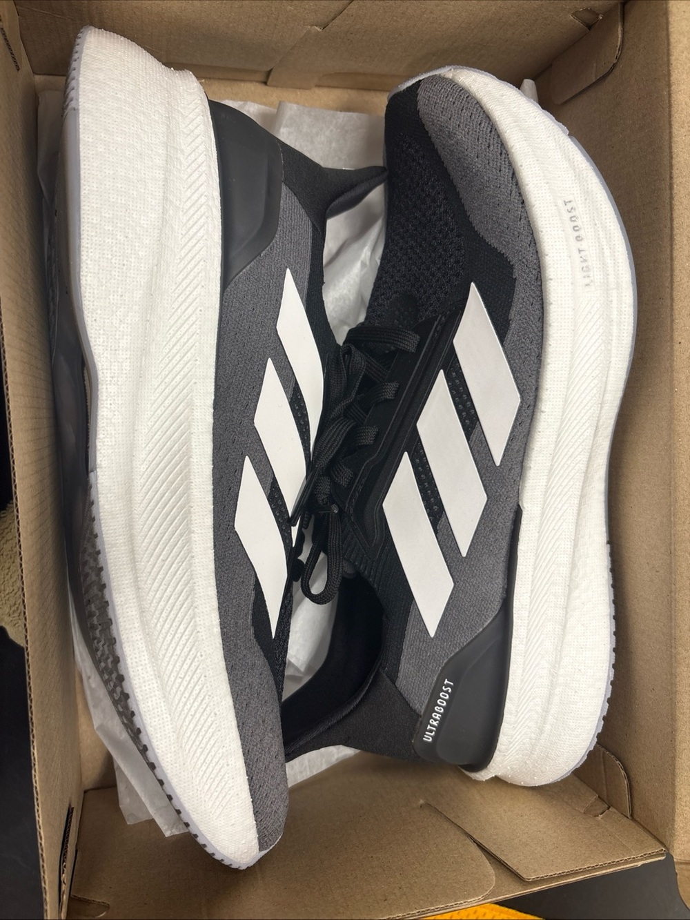 adidas Ultraboost Running Shoes - Black & White